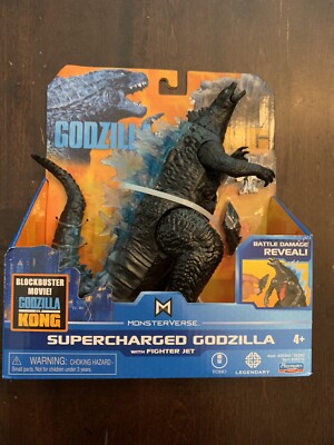 Monsterverse Supercharged Godzilla With Fighter Jet Godzilla Vs. Kong-image