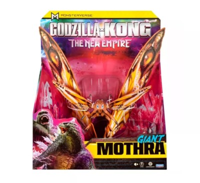 Playmates 2024 Godzilla X Kong Giant Mothra MonsterVerse Figure FREE SHIPPING-image
