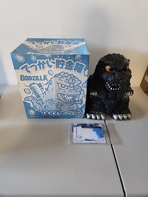1994 Godzilla Big Money Coin Bank Yutaka with box [Japan import]-image