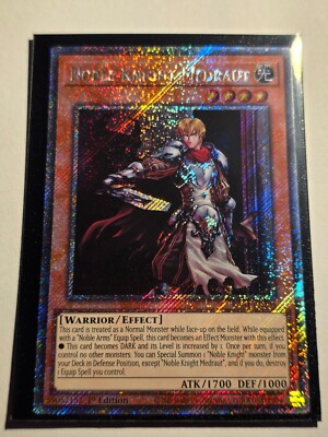 Noble Knight Medraut (V.1 - Platinum Secret Rare)●YUGIOH●RA04●ENGLISH●DR399-image