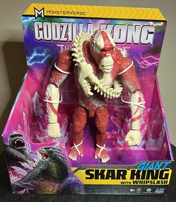 2024 Playmates Godzilla x Kong The New Empire Giant SKAR KING 11” With Whiplash-image