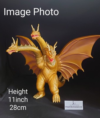Brand New W.box Bandai Grand King Ghidorah rebirth of Mothra3 GODZILLA Figure -image