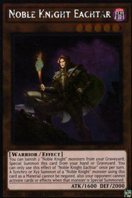 YUGIOH CARD NOBLE KNIGHT EACHTAR  NKRT-EN011 LIMITED ED. + BONUS-image