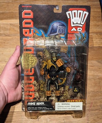 2000 AD Judge Death Action Figure 1999 Collector's Series New in Box -image