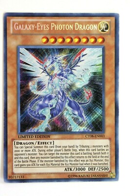 Yugioh Collectible Tin Galaxy-Eyes Photon Dragon Limited Edition CT08-EN003 MP-image