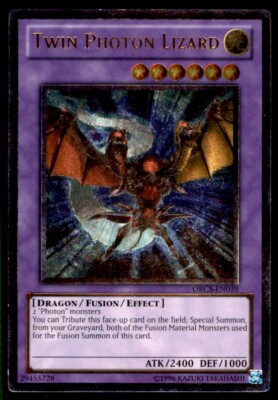 Yu-Gi-Oh! Twin Photon Lizard #ORCS-EN039 Near Mint-image