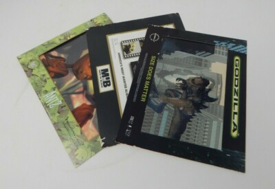 3 Movie Litho Cel Cybercene Cel Godzilla MIB Antz-image