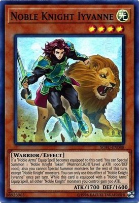 1 x Noble Knight Iyvanne - SOFU-EN088 - Super Rare - Unlimited Edition Near Mint-image