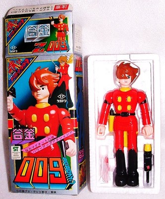 CYBER 009 ROBOT BOY ORIG TAKATOKU DIECAST&ACESS SHOGUN 1970's ANIME JAPAN MIB-image