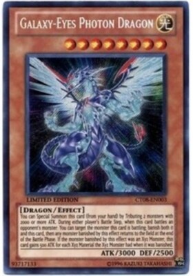 Yugioh-Galaxy-Eyes Photon Dragon-Secret Rare-Limited Edition-CT08 EN003 (NM)-image