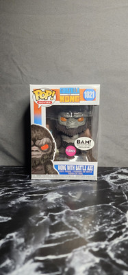Funko Pop! Godzilla VS King Kong with Battle Axe Flocked #1021 Bam Exclusive!-image