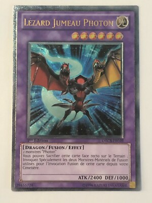 Yu-Gi-Oh Card - Twin Photon Lizard - ULT - ORCS-FR039-image