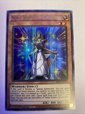 Noble Knight's Spearholder BROL-EN019 Brothers of Legend 1st Edition YUGIOH!-image