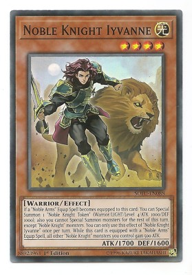 Noble Knight Iyvanne SOFU-EN088 Super Rare Yu-Gi-Oh Card 1st Edition New-image