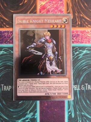 Yu-Gi-Oh! Noble Knight Medraut NKRT-EN006 Limited Platinum Rare NM-image