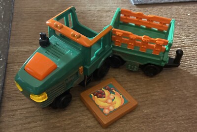 Fisher Price Geotrax light & Sound Push Tractor W/ Side Loading Car Replacement-image