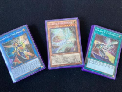 Yugioh Tournament Ready Complete Galaxy Deck! Afterglow Orbital S *Hot* + Bonus!-image