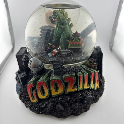 Godzilla Snowglobe Statue Moore Creations 1999 Open Box 194/3000-image