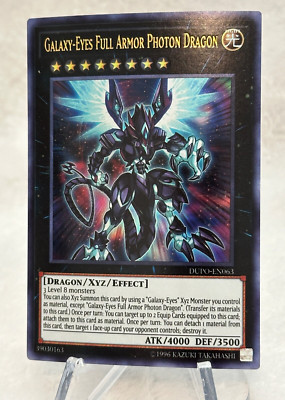 Yugioh Galaxy-Eyes Full Armor Photon Dragon DUPO-EN063 Ultra Rare Unlimited-image