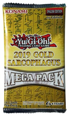 2019 Gold Sarcophagus Mega Pack (MP19) Yugioh 1st Ed. Super Ultra Secret Rares +-image