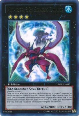 Number 32: Shark Drake - GAOV-EN042 - Ultra Rare 1st Edition NM Galactic-image