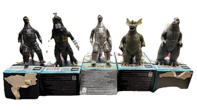 Super 7 Godzilla  ReAction Monster Island Blind Box Set of 5 With Metalic Chase-image