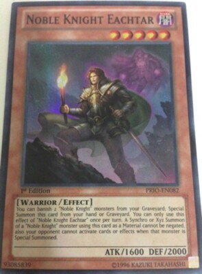 Noble Knight Eachtar - PRIO-EN082 - Super Rare - Unlimited Edition x1 - Near Min-image