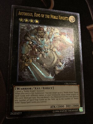 Yu-Gi-Oh! TCG Artorigus, King of the Noble Knight - CBLZ-EN086 Unl LP Ultimate-image