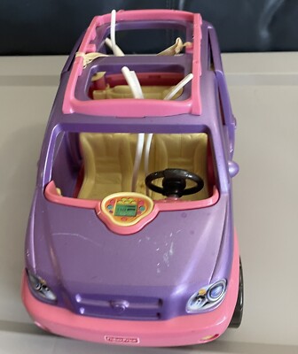 Fisher Price Loving Family SUV Purple 2004 Van Car H5790 - Sound Works-image