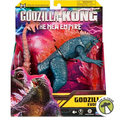 Godzilla X Kong 6in Godzilla Evolved with Heat Ray Figure 2024 Playmates 35202-image