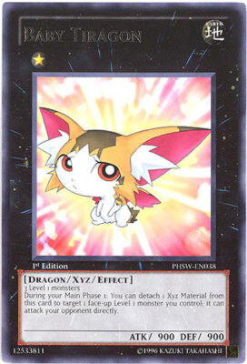 3 x Yu-Gi-Oh Card - PHSW-EN038 - BABY TIRAGON (rare) - NM-image