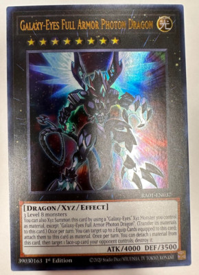 Yugioh! - Galaxy-Eyes Full Armor Photon Dragon-  Ultra Rare - RA01-EN037 - NM/M-image