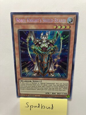Noble Knight's Shield-Bearer Secret Rare BROL-EN017 (Lightly Played 1st Edition)-image