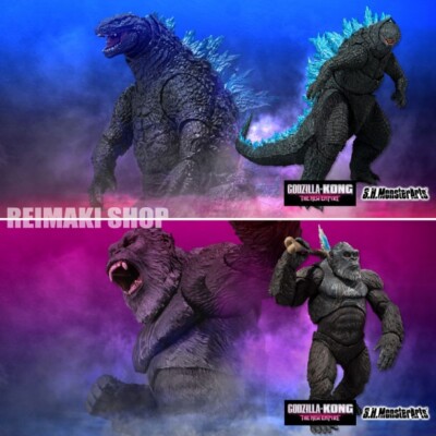 S.H.MonsterArts GODZILLA FROM GODZILLA x KONG THE NEW EMPIRE 2024 2P set-image