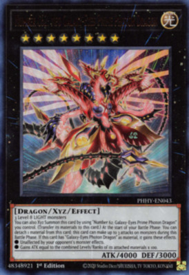 Yugioh! Number C62: Neo Galaxy-Eyes Prime Photon Dragon - PHHY-EN043 - Ultra Rar-image