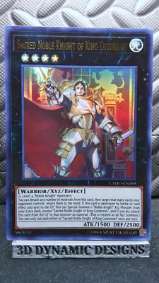 | Yugioh Sacred Noble Knight of King Custennin CYHO-EN089 Ultra Rare NM/M 🔥 |-image