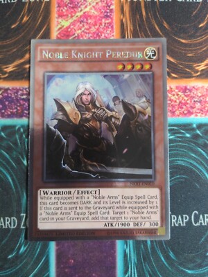 Yu-Gi-Oh! Noble Knight Peredur NKRT-EN010 Limited Platinum Rare NM-image