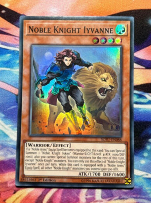 ***Noble Knight Iyvanne 1st Ed ** SOFU-EN088 | Super Rare YuGiOh! NM Soul Fusion-image
