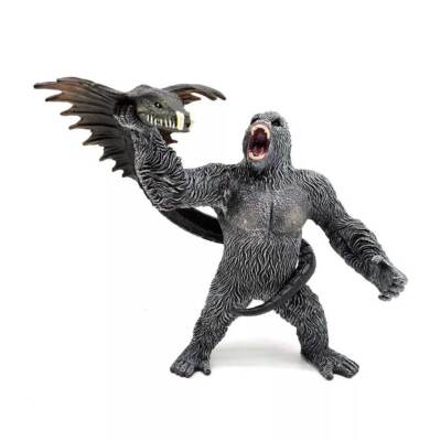 Godzilla vs King Kong with Snake King Kong Figure Model Collect Statue Toy Gift-image