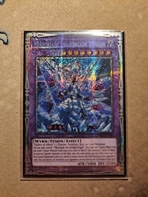 Yugioh - Mirrorjade The Iceblade Dragon - PHHY-EN100 1st Ed - Starlight NM 1of2-image
