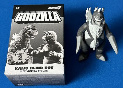 Super7  ReAction Godzilla Kaiju Blind Box Silver Screen Gigan 2024-image