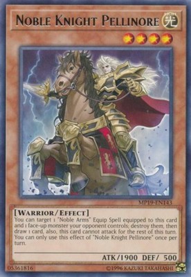 1 x Noble Knight Pellinore - MP19-EN143 - Rare - Unlimited Edition Near Mint, En-image