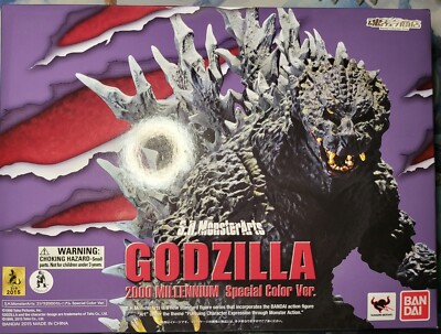 Godzilla 2000 S.H.MonsterArts Millennium Special Color Figure original open box-image