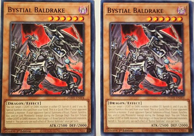 Yu Gi Oh - Bystial Baldrake(x2) - Photon Hypernova - 1st Edition 2020-image