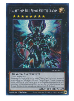 x3 Galaxy-Eyes Full Armor Photon Dragon RA01-EN037 Super Rare-image