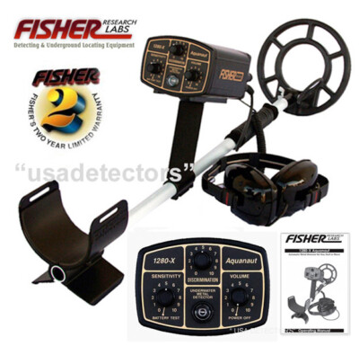 Fisher 1280X Metal Detector with 10