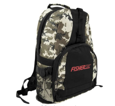 Fisher Camouflage Backpack Bag for Metal Detecting-image