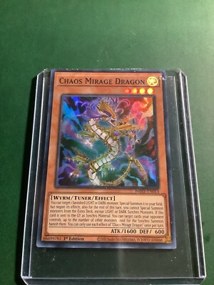 Yu-Gi-Oh! TCG Chaos Mirage Dragon Photon Hypernova PHHY-EN013 Super Rare-image