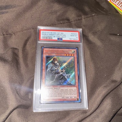 YUGIOH! Noble Knight Drystan JOTL-EN084 Secret Rare 1st Edition PSA 10 POP 3-image