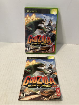 Godzilla: Destroy All Monsters Melee Xbox 2003 Case & Manual Only! NO GAME-image